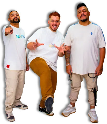 Foto da banda Sempre Vira Samba em show